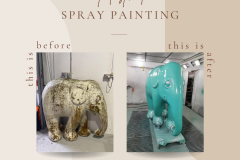 Beige and Blue Minimalist Beauty Skincare Before After Collage Instagram Post - Elephant Refurbishment