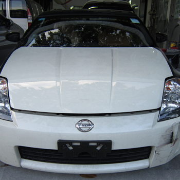 nissan fairlady nissan gtr car spray paint change color sin heng long motor work car workshop