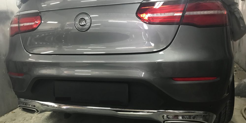 Mercedes Benz glc250 rear bumper diffuser