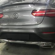 Mercedes Benz glc250 rear bumper diffuser