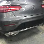 Mercedes Benz glc250 rear bumper diffuser