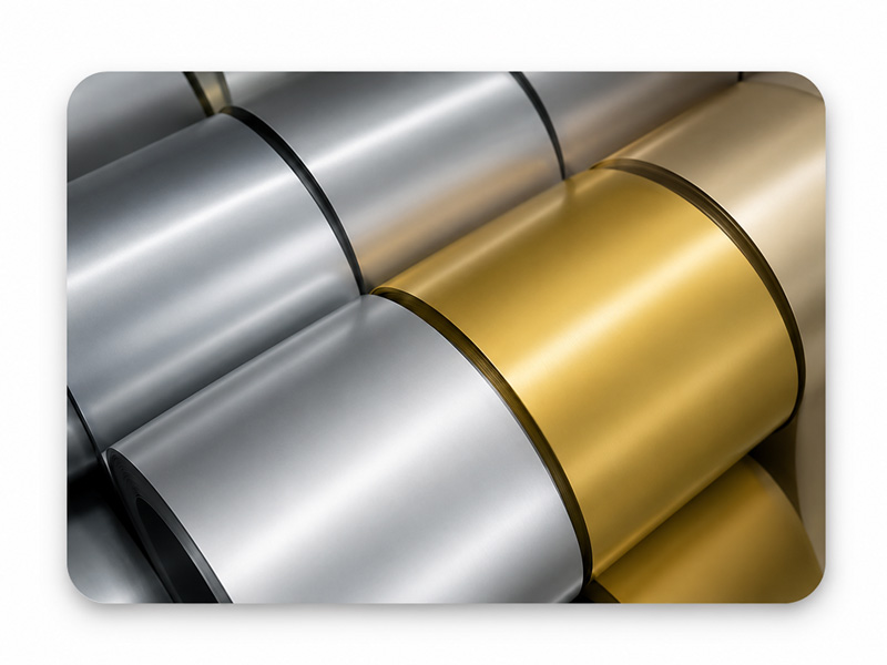 Metallic and solid colours